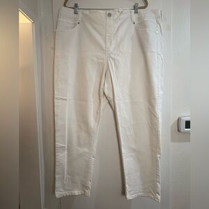 Women’s Liverpool White Slim Jeans Size 24W, 27.5” Inseam